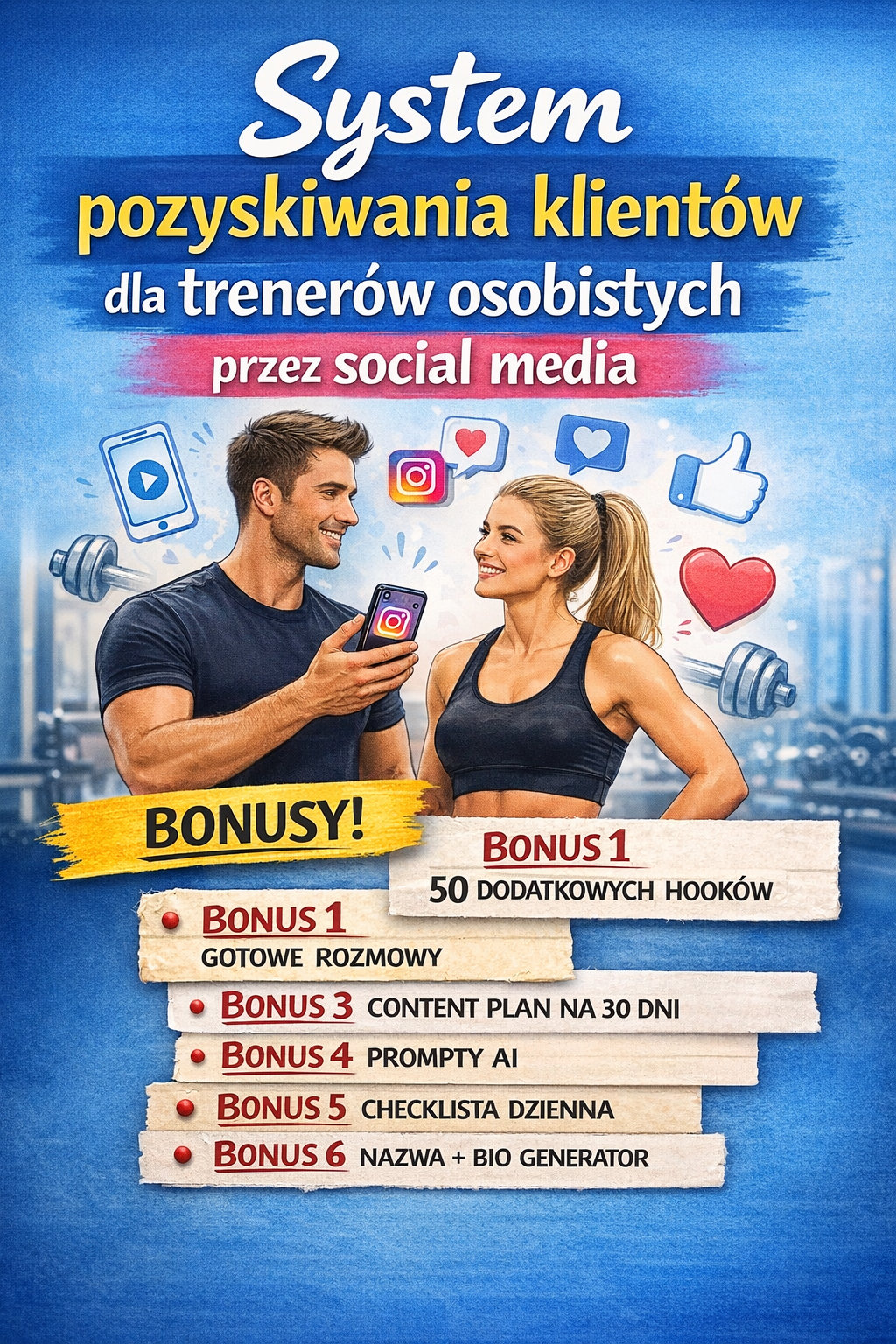 System pozyskiwania klientów dla trenerów osobistych przez social media